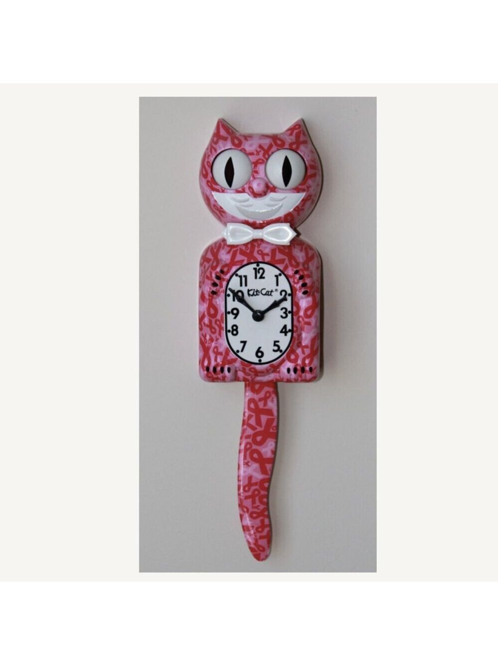 Exotic Pet Collection Pink Ribbon Kit-Cat Klock